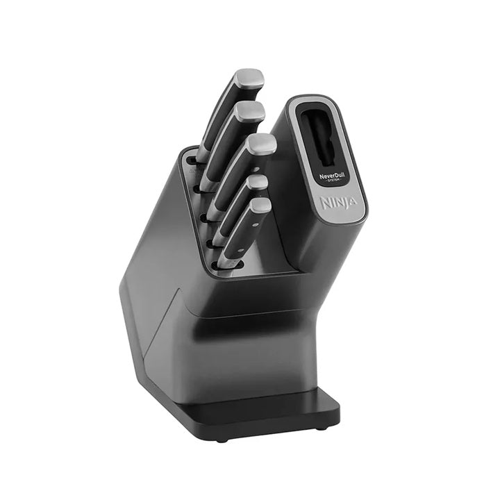 Ninja K32005SM Foodi NeverDull Premium 5 Piece Knife Block Set