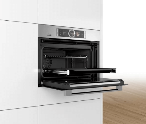 Bosch CSG656RS7 Series 8 Built-in compact oven with steam function 60 x 45 cm Stainless steel