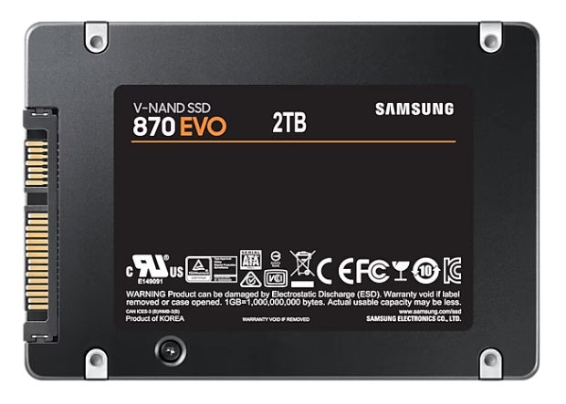 Samsung MZ-77E2T0BW 870 EVO SATA III 6.35cm (2.5") SSD 2TB