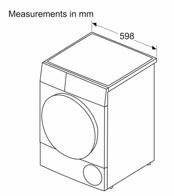 Bosch WQB245B0SG Heat Pump Dryer (8kg)