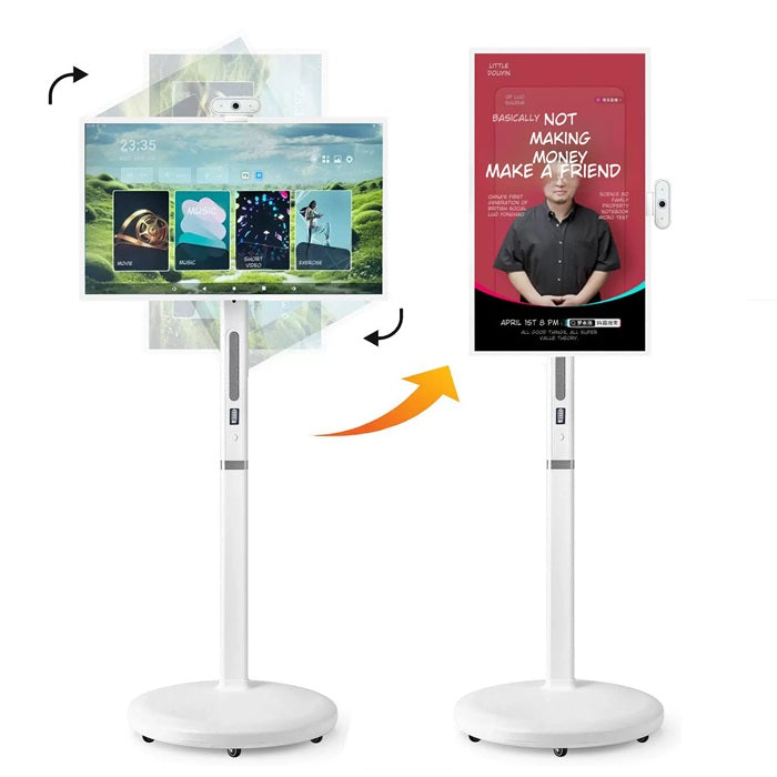 Atlas 32‑inch Smart Tablet LCD Display with Remote Voice Control