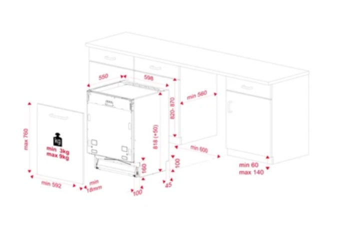 Teka DFI 76950 Fully Integrated Dishwasher