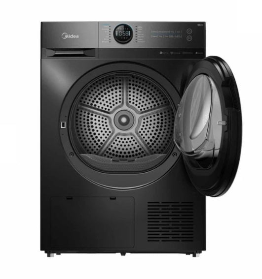 Midea Bundle With Free Stacking Kit MF200W120WB Front Load Washer (12kg) + MD200H100WT Heat Pump Dryer