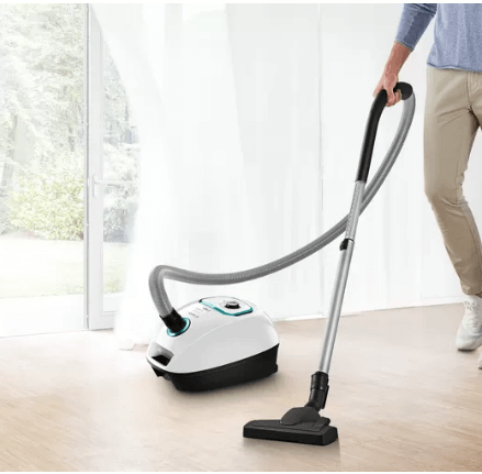 Bosch BGBS4HYGGB 4 Bagged Vacuum Cleaner ProHygienic White