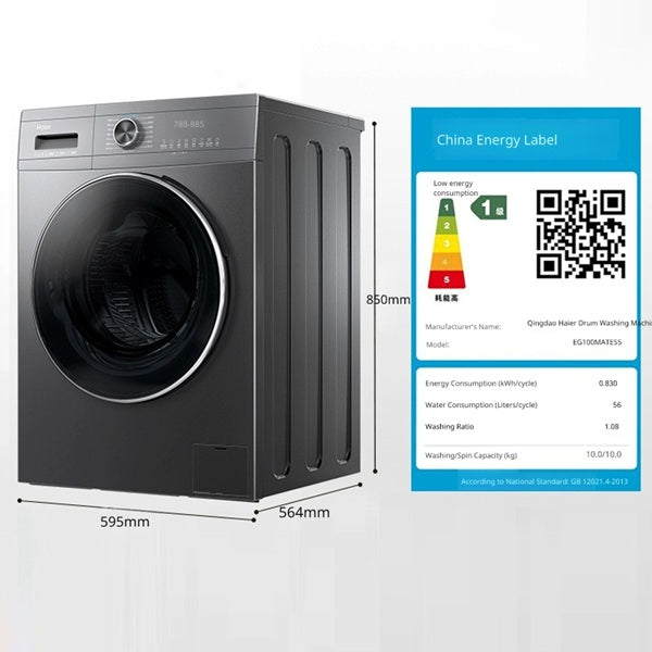 Haier EG100MATE55 10kg Ultra-Thin Fully Automatic Front Load Washing Machine