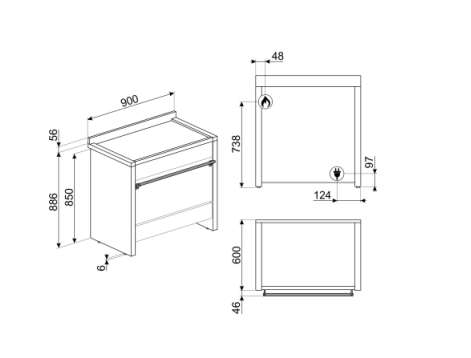 KD90HXE + A1-9 Hood & Freestanding Cooker Bundle