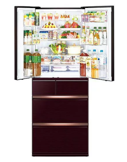 Mitsubishi MR-WX60F-GF-P/GBR-P/GWH-P 628L 6 Door Fridge ( 3 Ticks)