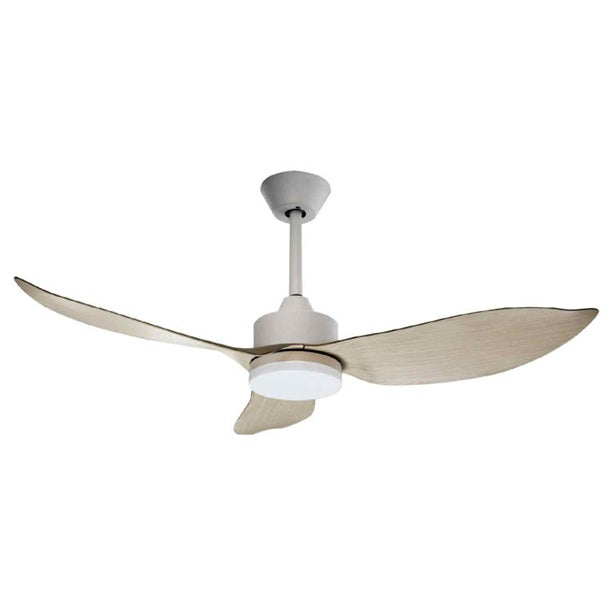 D'fan SPACE46-WH/WD 46in Ceiling Fan With Light (White/wood) (Installation Charges Applies) - Lion City Company