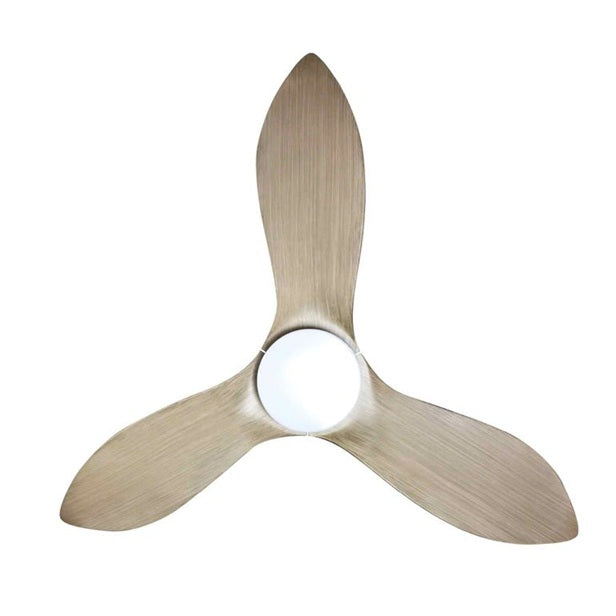 D'fan SPACE46-WH/WD 46in Ceiling Fan With Light (White/wood) (Installation Charges Applies) - Lion City Company