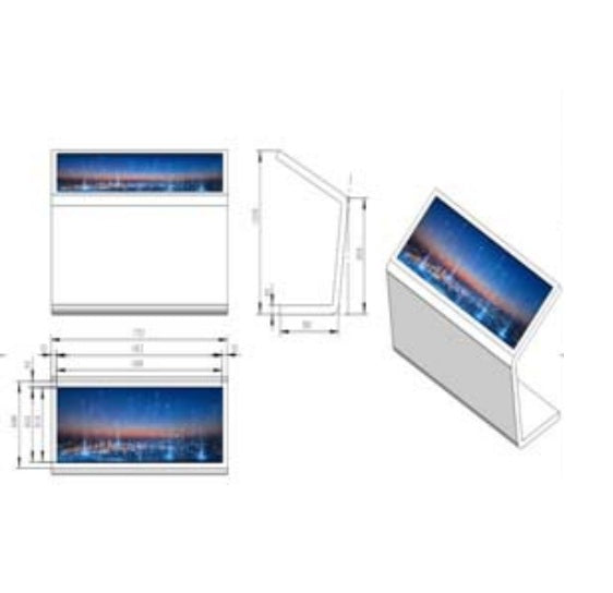 Atlas 69.3 inch Stretched Bar Screen