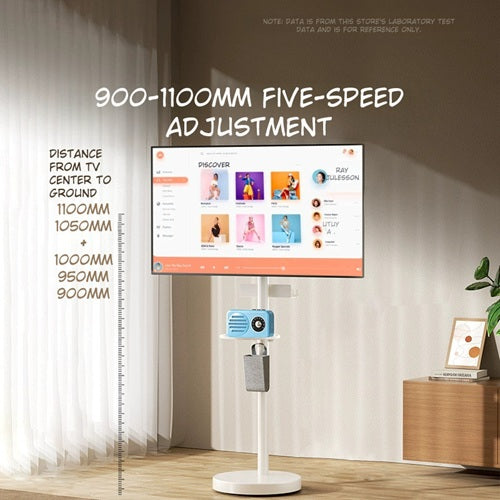 Elipu Rotating TV Stand with LCD Cart – Adjustable 24‑46"