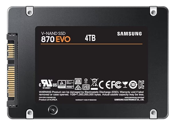 Samsung MZ-77E4T0BW 870 EVO SATA III 6.35cm (2.5") SSD 4TB