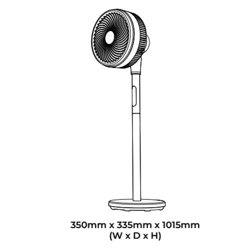 KDK HN30S DC Stand Fan 12"