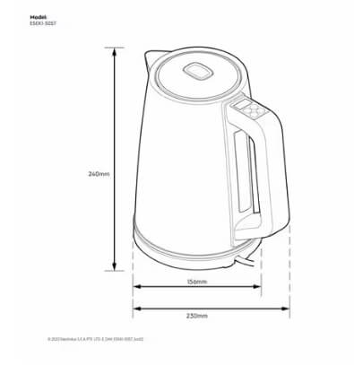 Electrolux E5EK1-50ST 1.7L UltimateTaste 500 kettle