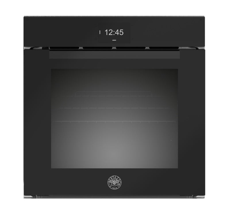 Bertazzoni P604I1B26NVS 60cm Induction Hob, 4 Cooking Zones + Bertazzoni FMOD6093ESB1 60cm Electric Built-in Oven, TFT Display, Total Steam + Bertazzoni K60TELXA Telescopic Hood 60cm