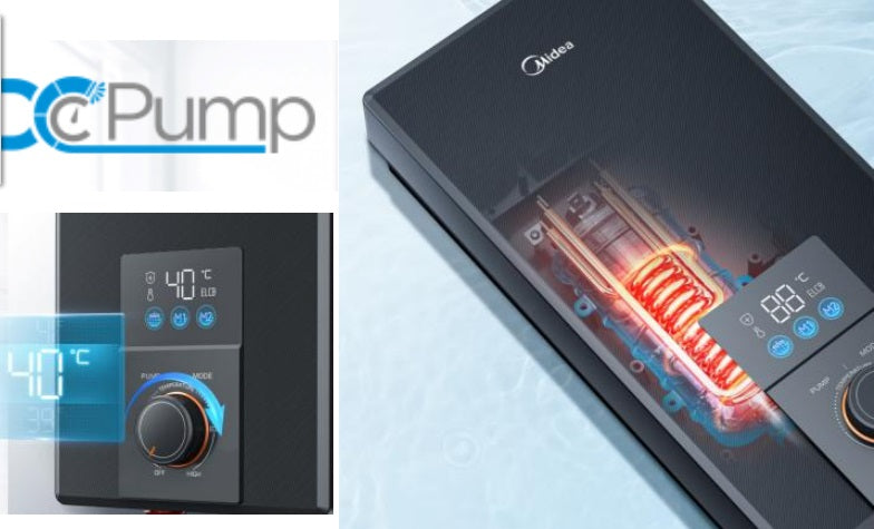 Midea MWH-38EMBP(B)-BRS Instant Heater w/ ELCB