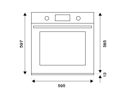Bertazzoni P604LPROX 60cm 4-Burner Gas + F605PROEKX 5 Function Oven + K60TELXA Hood
