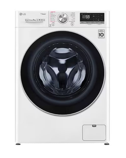LG FV1409S3W 9KG Front Load Washing Machine+LG TD-H10VWD 10KG, Dual Inverter Heat Pump dryer+LG S3MFC Styler