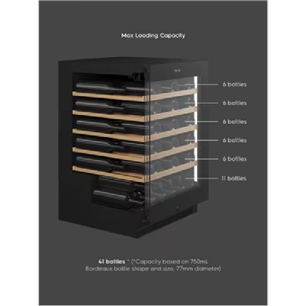 Vintec VWS820SCB-X Luxe Single Zone Wine Cabinet