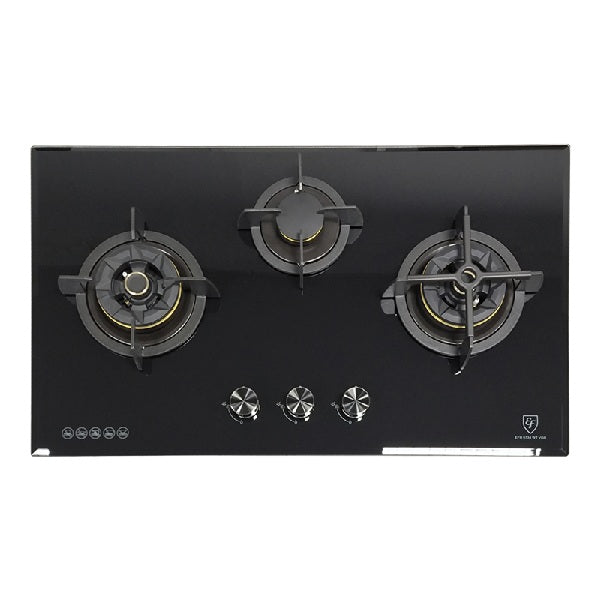 EF Gas Hob 88CM – EFH 9734 WT VGB+Cooker Hood 90CM – CK VISTA