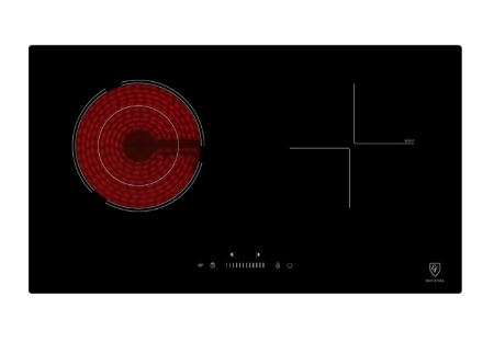 EF HB IV 2734 A Combi Hob 70CM + EFCH 9204T BK Cooker Hood 90CM