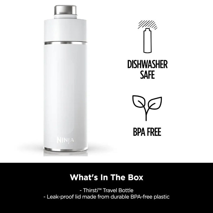 Ninja DW2401SMMT/WH/BK/BL Thirsti - The Leak-Proof Insulated Travel Bottle 700ml