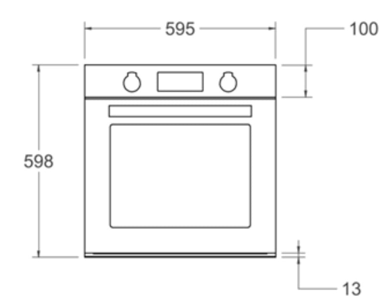 Bertazzoni FMOD6117CTB1 60 cm Electric Pyro Built-in Oven, TFT display, total