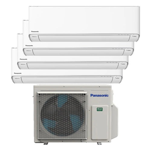 Panasonic CU-4XU33YBZ / CS-XU9XKZW x3 + CS-XU18XKZW XU SYSTEM 4 AIRCON (9K x3 + 18K)