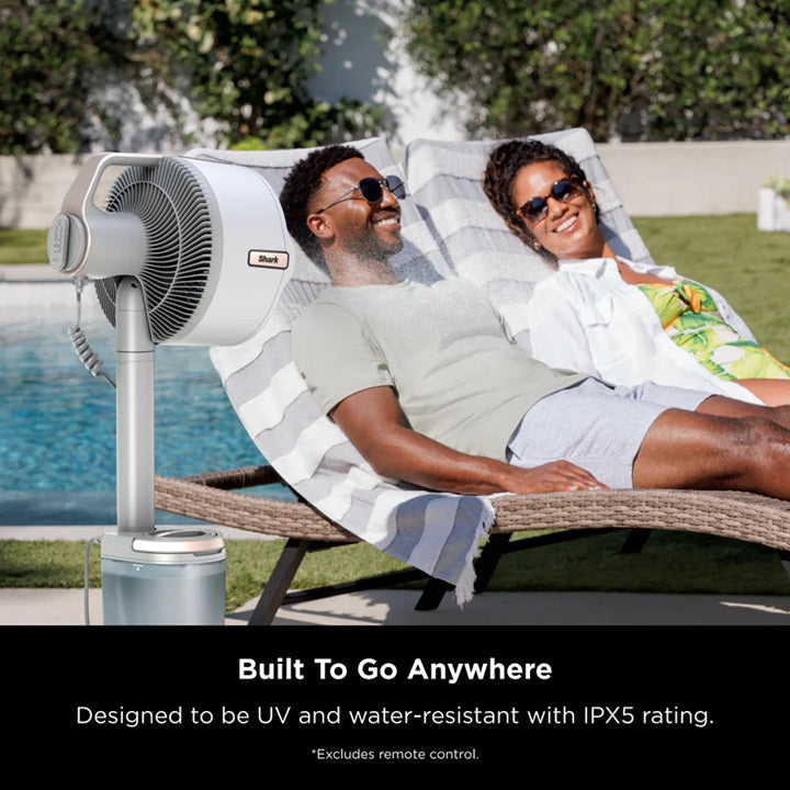 Ninja FA300SM/FA300SMWH Shark FlexBreeze™ Pro Mist Indoor & Outdoor Fan With Water Tank -