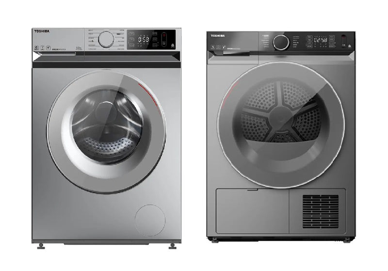 Toshiba Bundle - TW-BL95A4S Washer 8.5kg + TD-BK100GHS Heat Pump Dryer 9kg