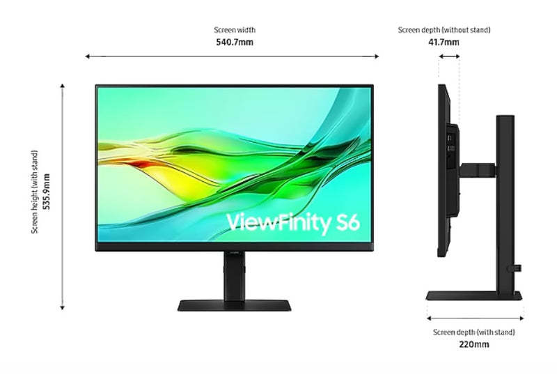 Samsung LS24D604UAEXXS 24“ ViewFinity S6 S60UD QHD Monitor