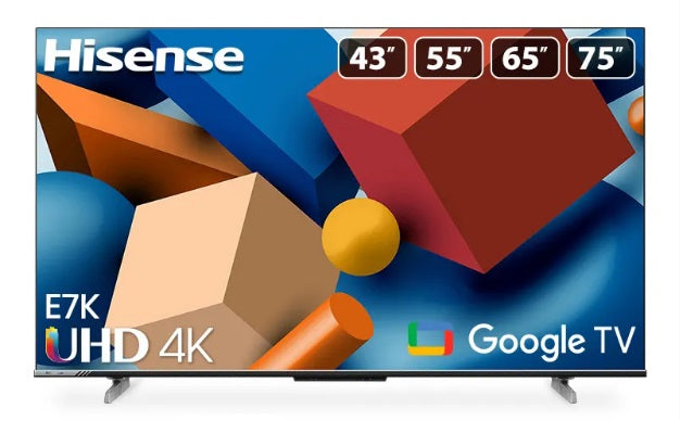 Hisense E7K 75" 4K UHD Google TV