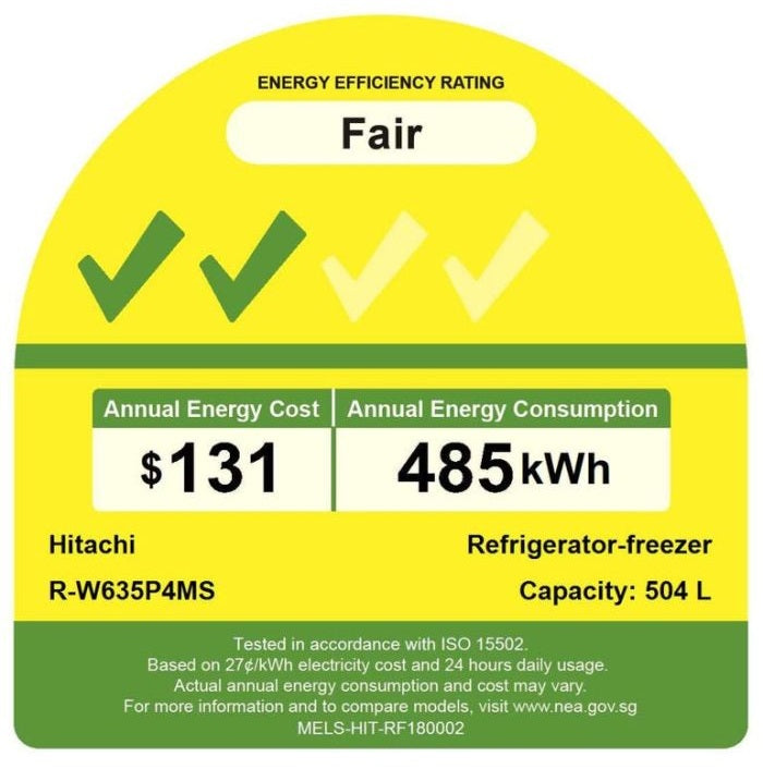 Hitachi RW635P4MS-GBK Inverter Big French 4-door Refrigerator