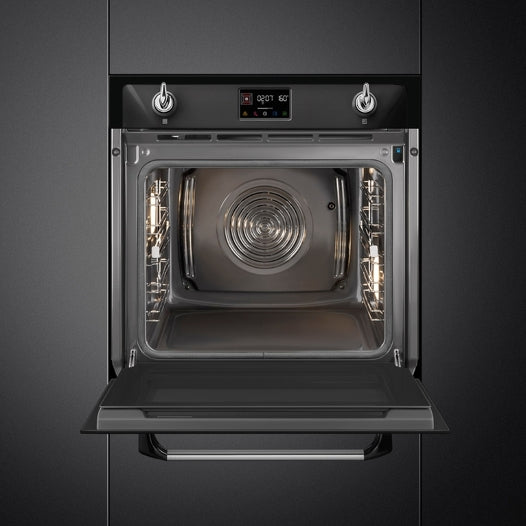 SMEG SOP6902S2PN Galileo 60cm SteamOne Combi Oven Black