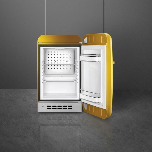 FAB5RDGO5 Retro Freestanding Fridge Gold
