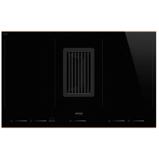 SMEG HOBD682R1 83cm Induction Hob Copper Trim
