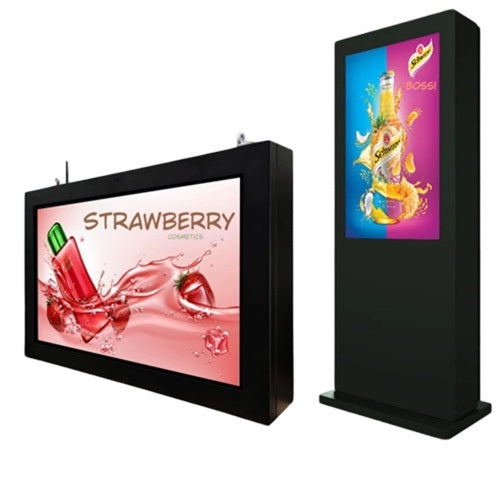 IP65 Waterproof Outdoor LED Advertising Screen 32‑85 Inch Options