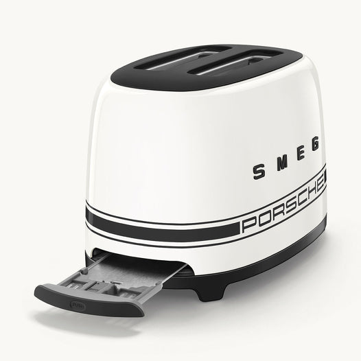 SMEG Porsche X SMEG Two Slice Toaster Carrara White
