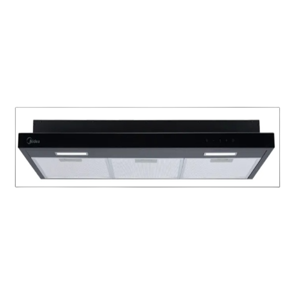 Midea MIH350D017K Induction 2 Zone Hob + Midea MBI-90F26ET Hood