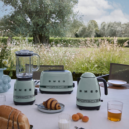 SMEG Porsche TSF01 Two‑Slice Toaster Shade Green