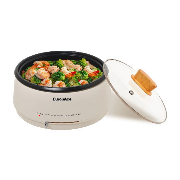 EuropAce EMC3401DCR  7-IN-1 4L Non-Stick Multi-Cooker Hotpot
