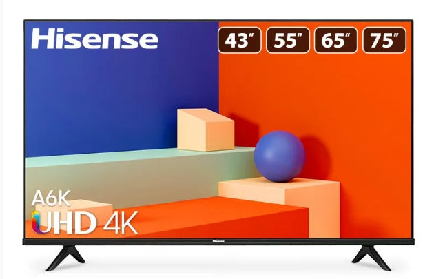 Hisense A6K 43" 4K UHD Smart TV