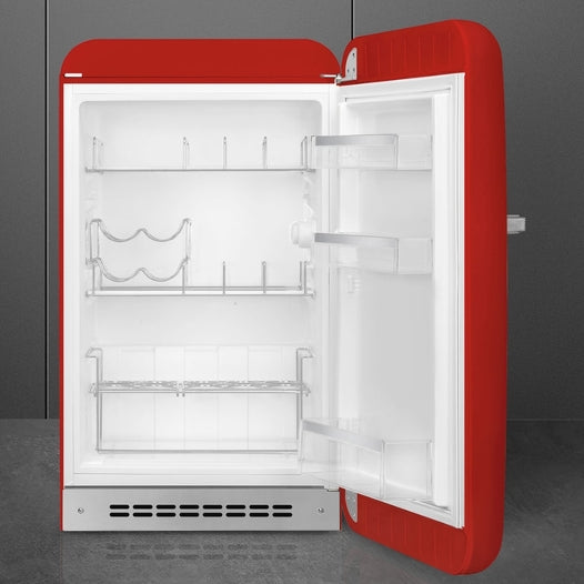 FAB10HRRD5 Retro Freestanding Fridge Red