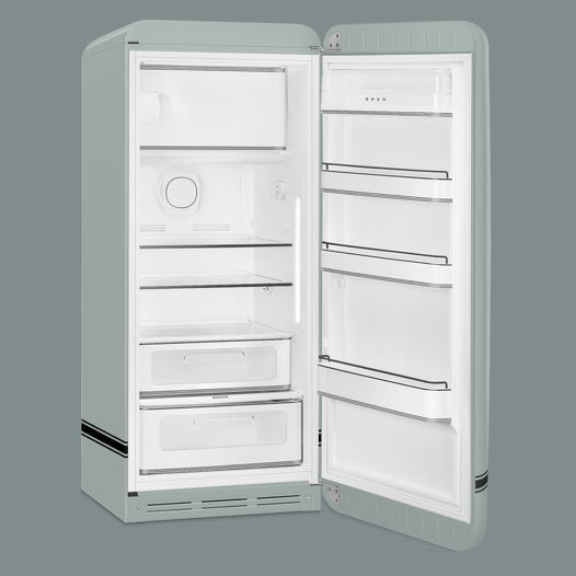 Smeg FAB28RDPSG6 Retro Freestanding Fridge Porsche Shade Green