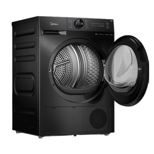 Midea MD200H80WT Black/White Heat Pump Dryer, 8kg, Energy Rating 5 Ticks