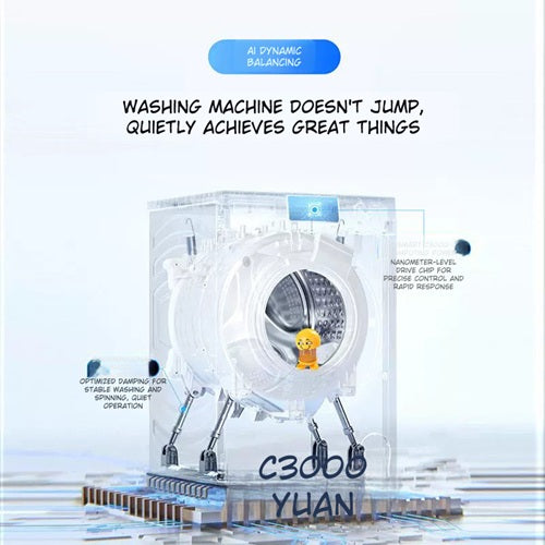 Haier EG100HMAX29S 10kg 2 in 1 Ultra-Thin Front-Load Washer Dryer Energy-Efficient