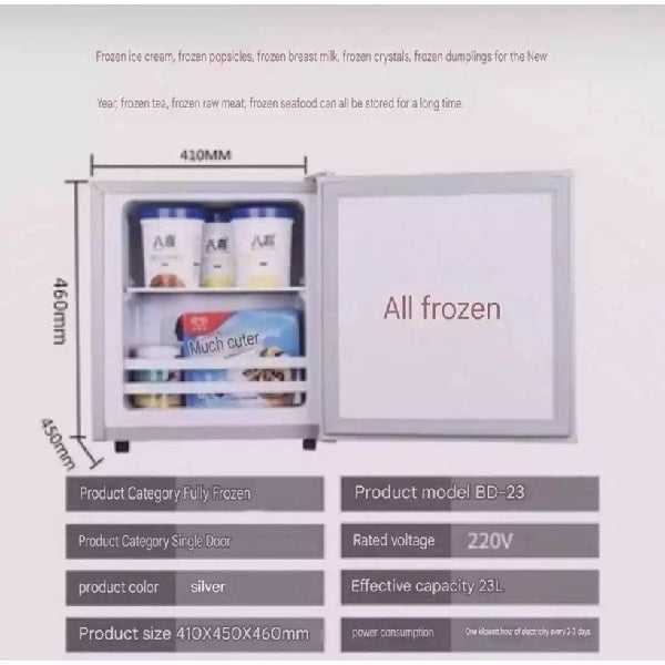 Ice Bear Mini Freezer BD-23/BD-52 23 Litres to 52 Litres 1 Year Warranty 3 Pin plug - Lion City Company