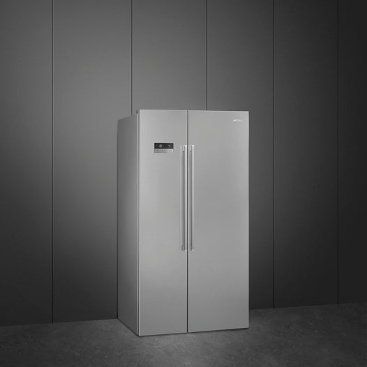 SMEG SBS63XNSG Side-by-Side Fridge Classic Aesthetic