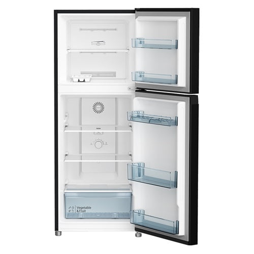 Hitachi HRTN5230MBBKSG/HRTN5230MXSG 210L Top Freezer Brilliant Black Elegant Inox Top Freezer
