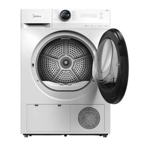 Midea MD200H80WT Black/White Heat Pump Dryer, 8kg, Energy Rating 5 Ticks